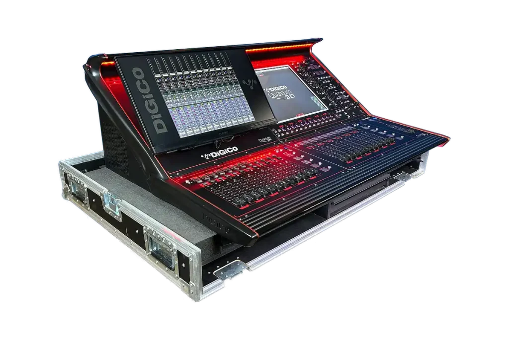 DiGiCo Q225 digital mixing console available for rental or purchase