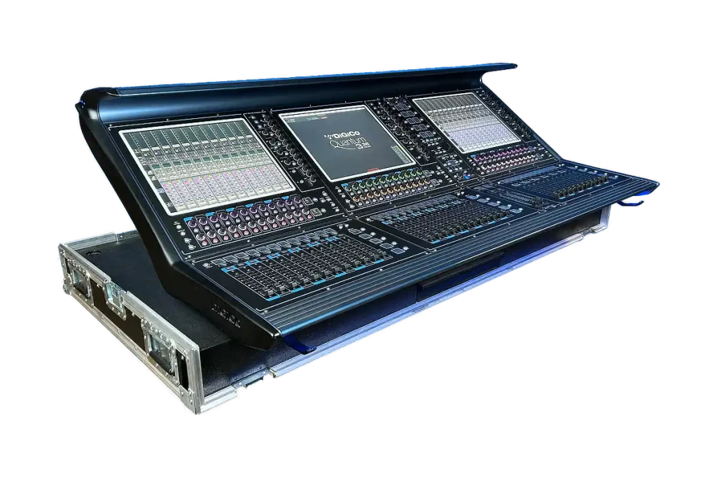 DiGiCo Q338 digital mixing console available for rental or purchase